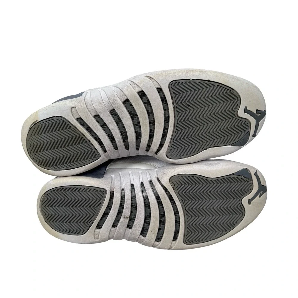 Jordan 12 Retro Stealth Gray White Mens Basketball Shoes CT8013-015 Size 9‎